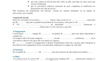 exemple de cdi gratuit