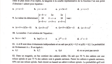 exemple de concours ensa khouribga