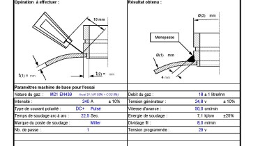 exemple de dmos soudage