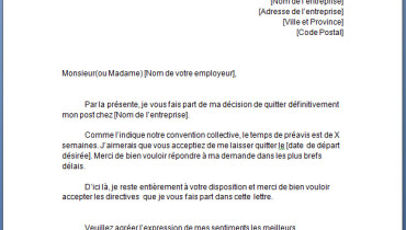 exemple de type d emploi