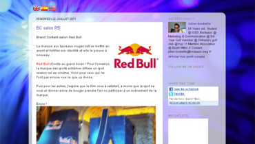 exemple de blog personnel