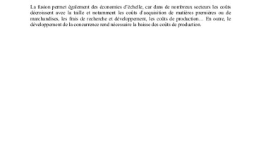 exemple de fusion absorption