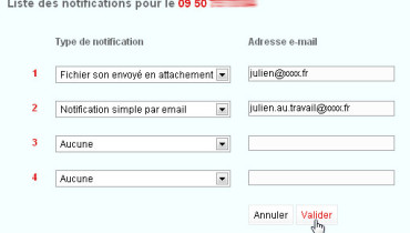 exemple de messagerie vocale