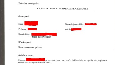 exemple de cdi