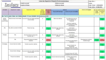 exemple de iso 14001