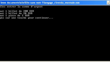 exemple de programme ecrit en c