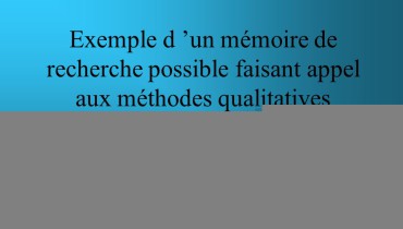 exemple d hypothese de memoire
