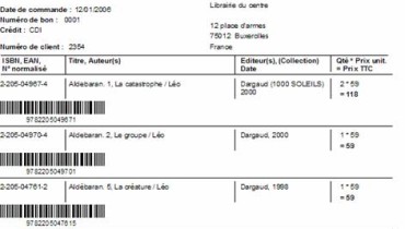 exemple de bon de commande
