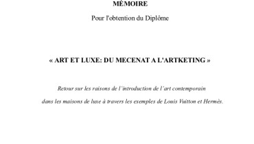 exemple de memoire de fin d etude