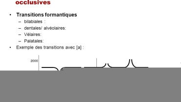 exemple de consonnes occlusives