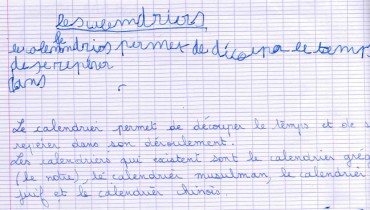 exemple de dysgraphie