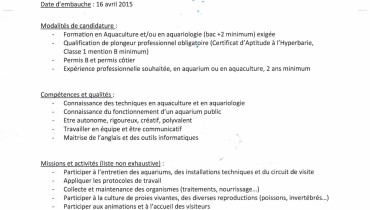 exemple de projet aquacole