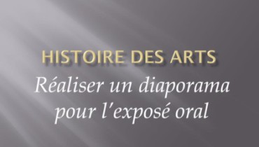 exemple de diaporama hda