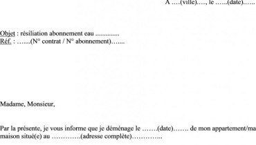 exemple de lettre de reclamation gdf suez