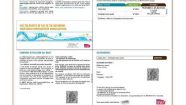 exemple de e-billet sncf