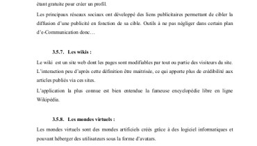 exemple de memoire mba