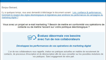 exemple de follow up