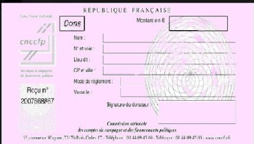 exemple de recu association