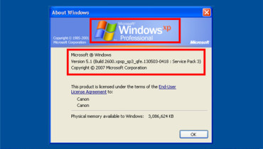 exemple de windows xp